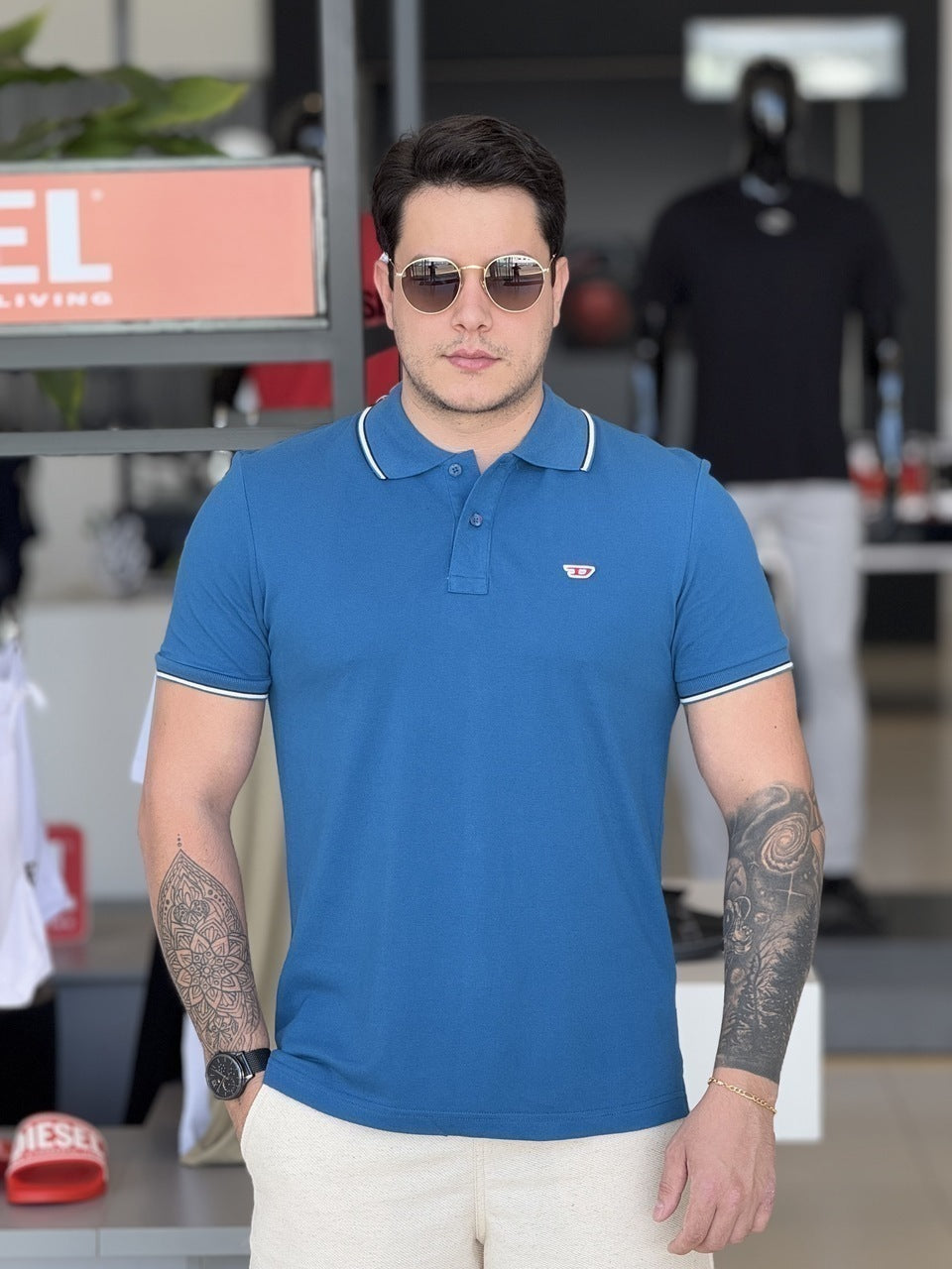 Polo Diesel T-Smith-D Masculino