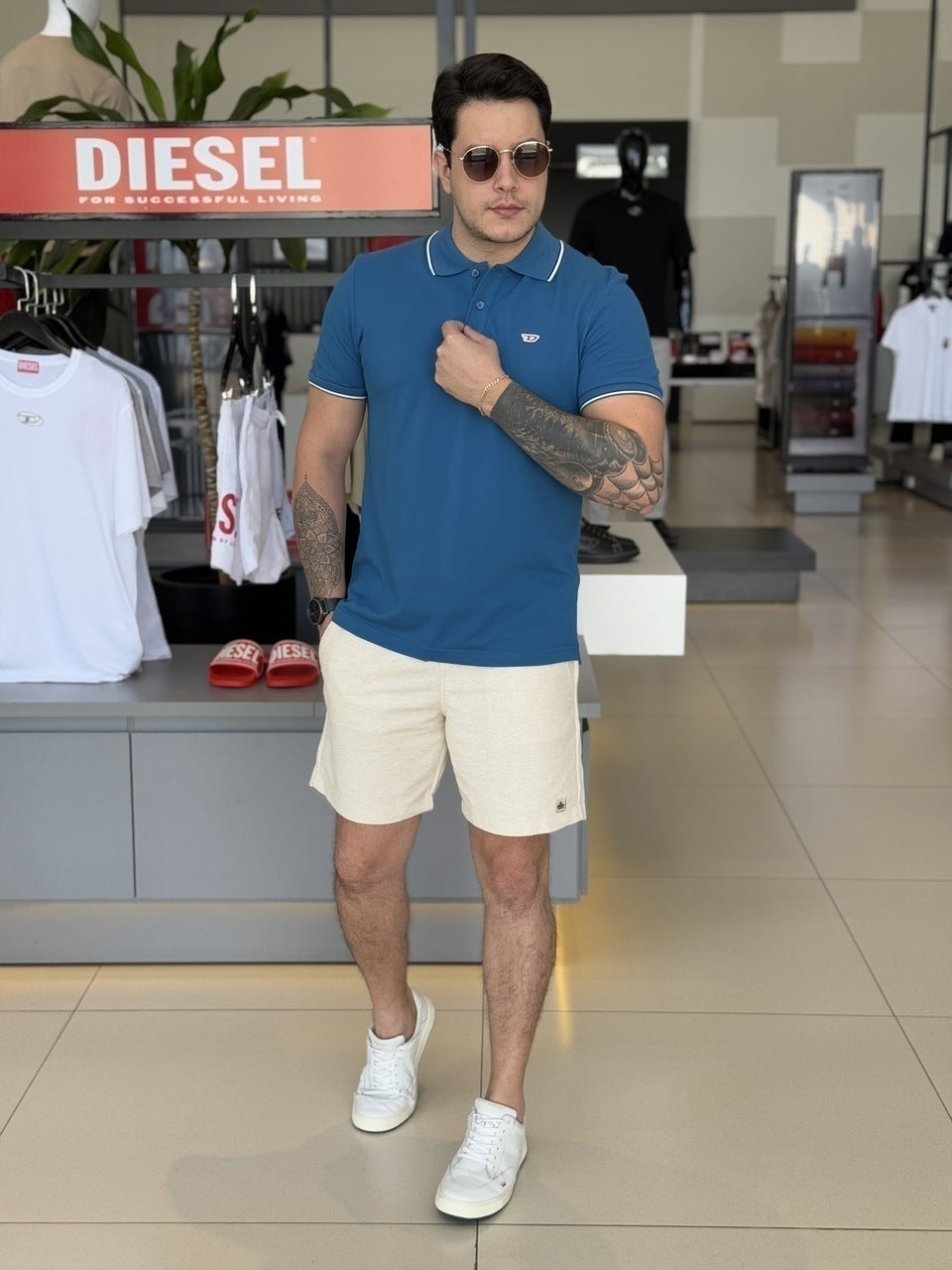 Polo Diesel T-Smith-D Masculino