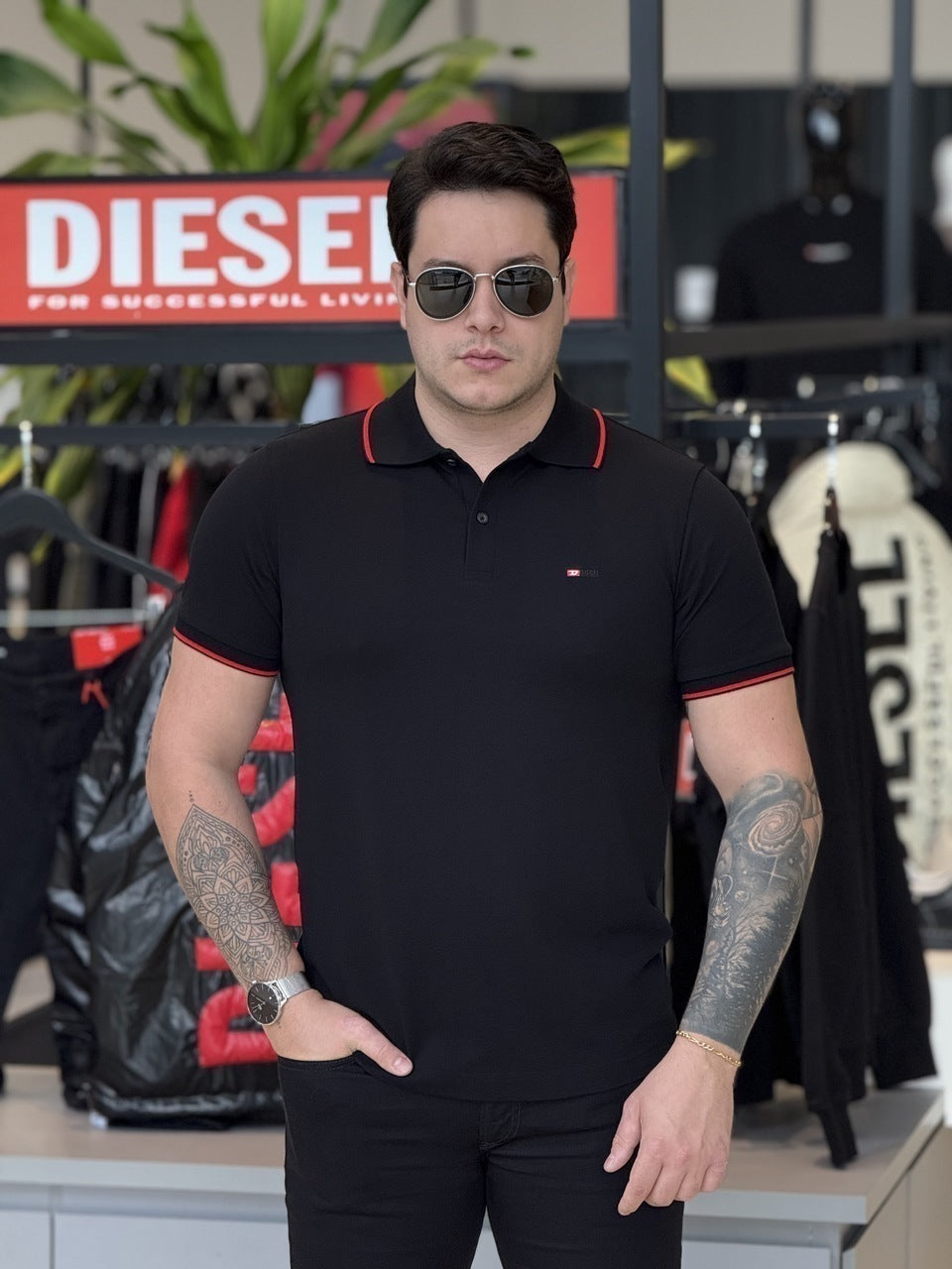 Polo Diesel T-Ferry-Microdiv Masculino
