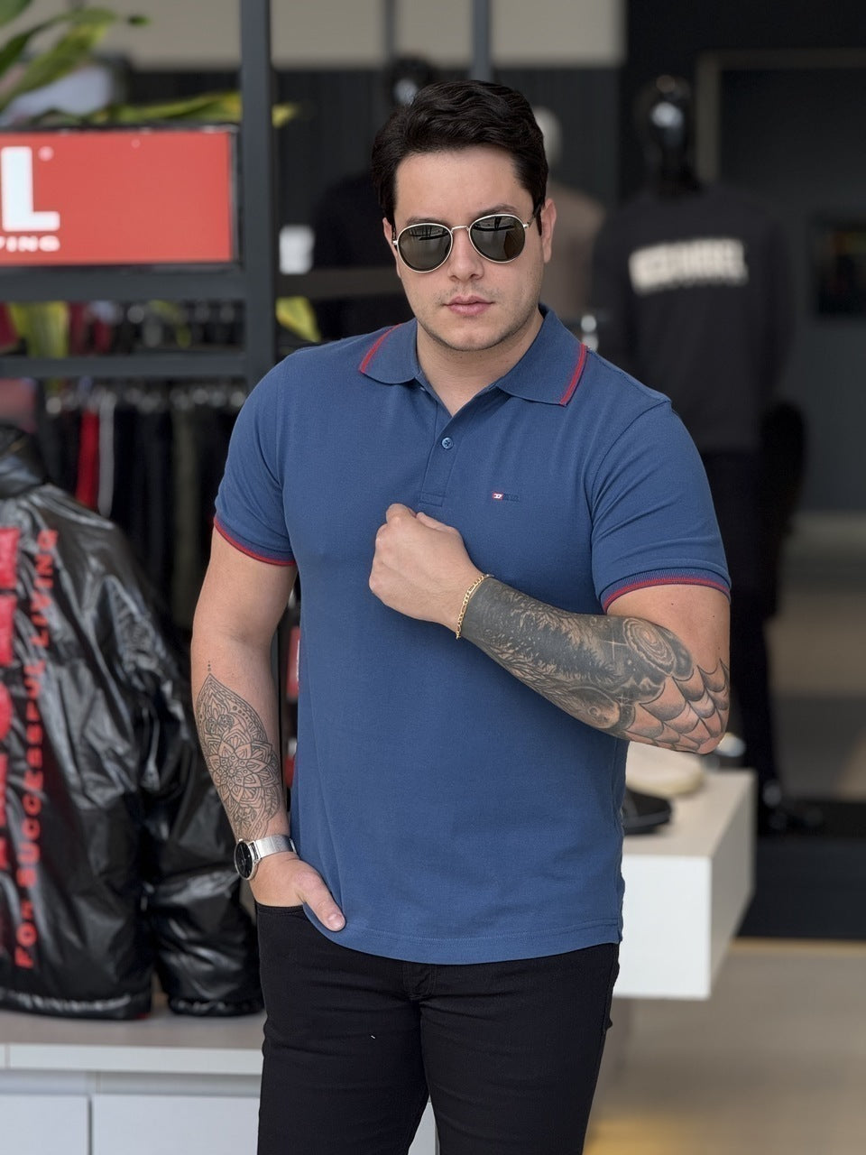 Polo Diesel T-Ferry-Microdiv Masculino