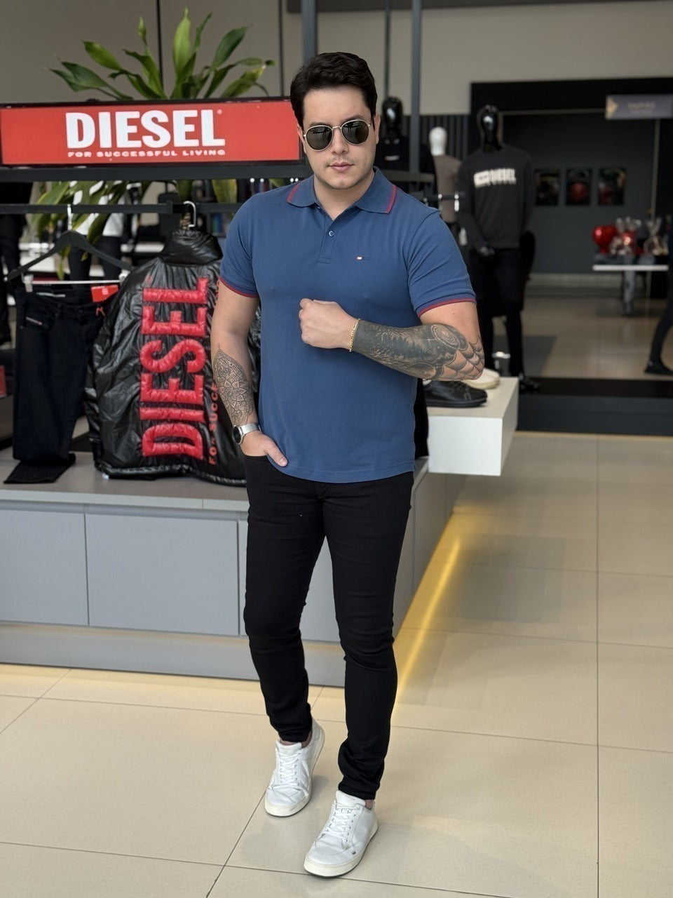 Polo Diesel T-Ferry-Microdiv Masculino