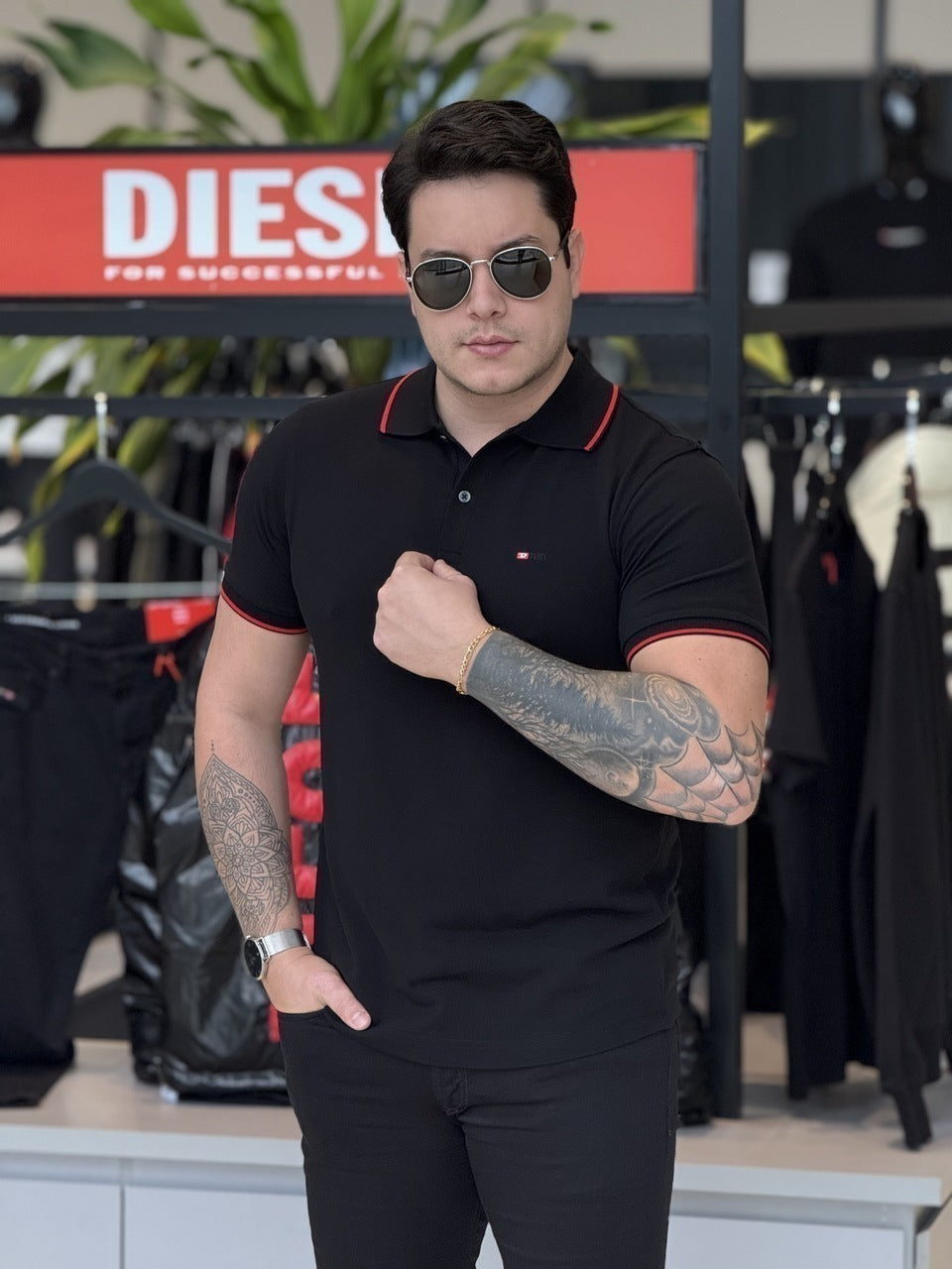 Polo Diesel T-Ferry-Microdiv Masculino