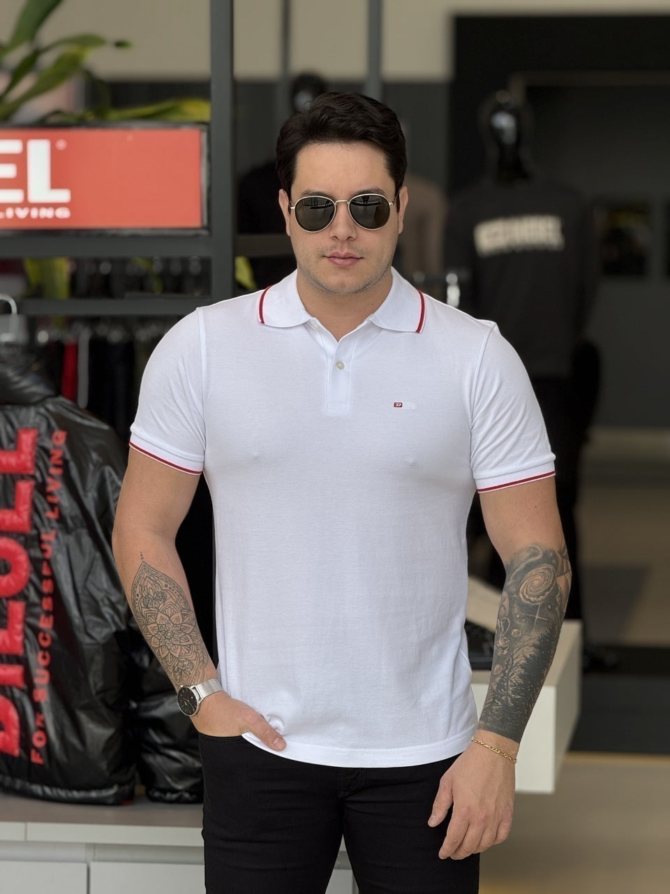 Polo Diesel T-Ferry-Microdiv Masculino