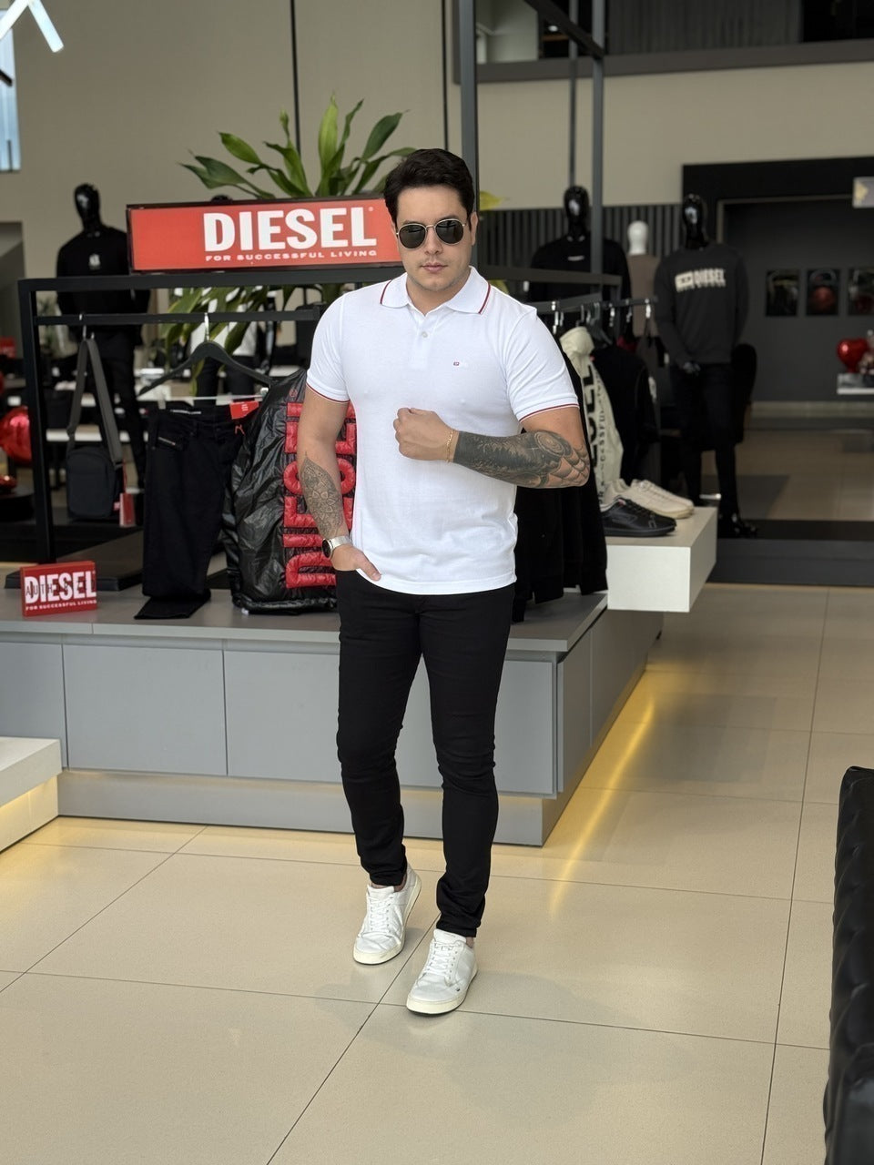 Polo Diesel T-Ferry-Microdiv Masculino