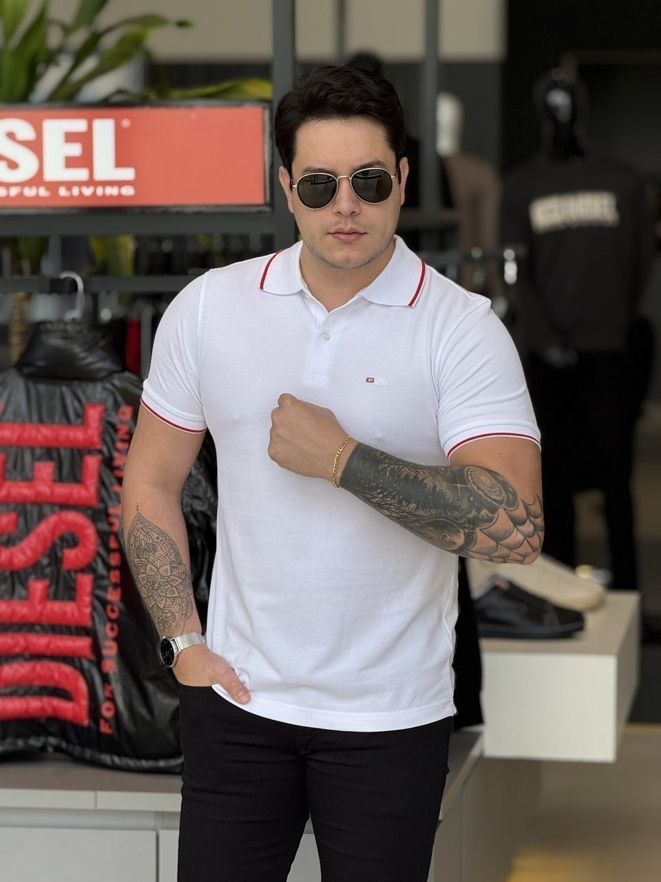 Polo Diesel T-Ferry-Microdiv Masculino