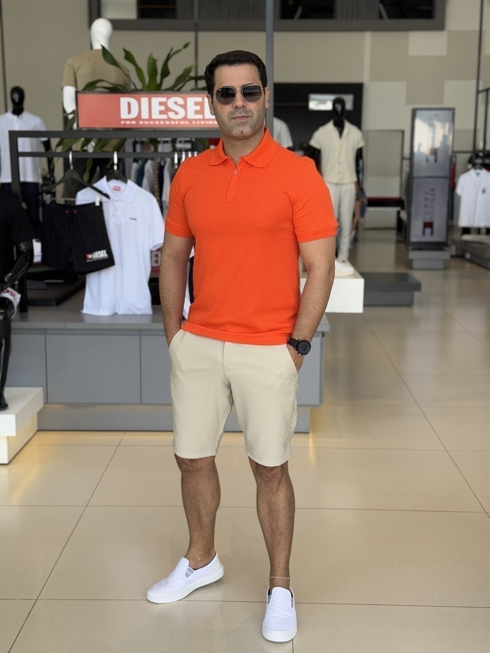 Polo Impire High Standard com Zíper Masculino