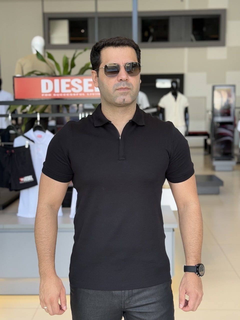 Polo Impire High Standard com Zíper Masculino