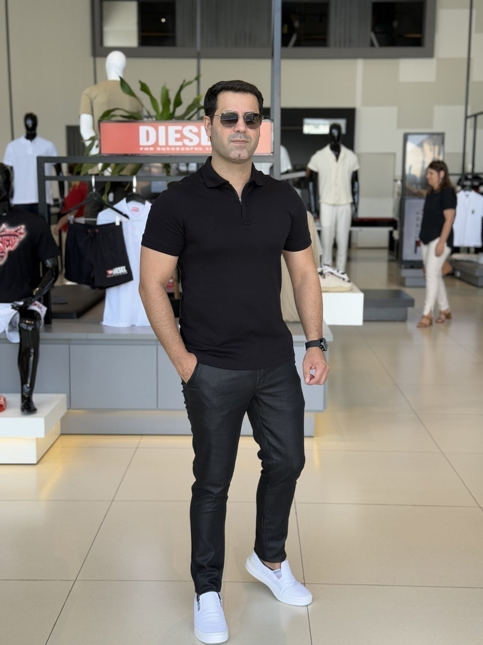 Polo Impire High Standard com Zíper Masculino