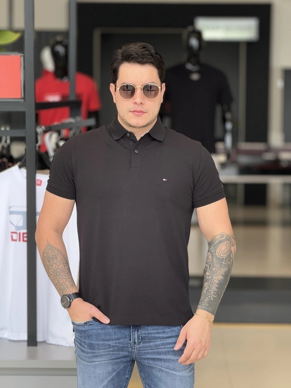 Polo Tommy Hilfiger Regular Fit Masculino