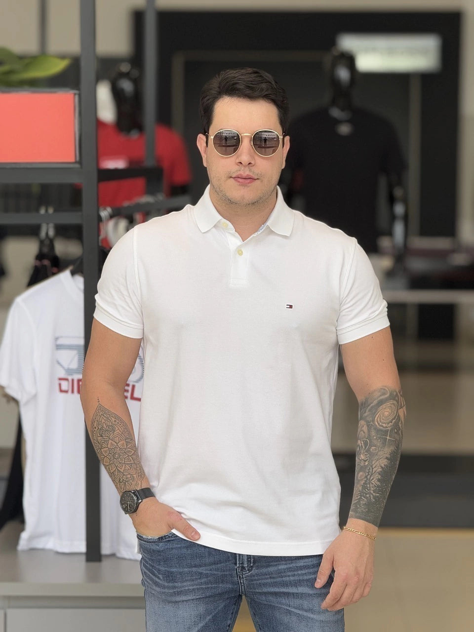 Polo Tommy Hilfiger Regular Fit Masculino