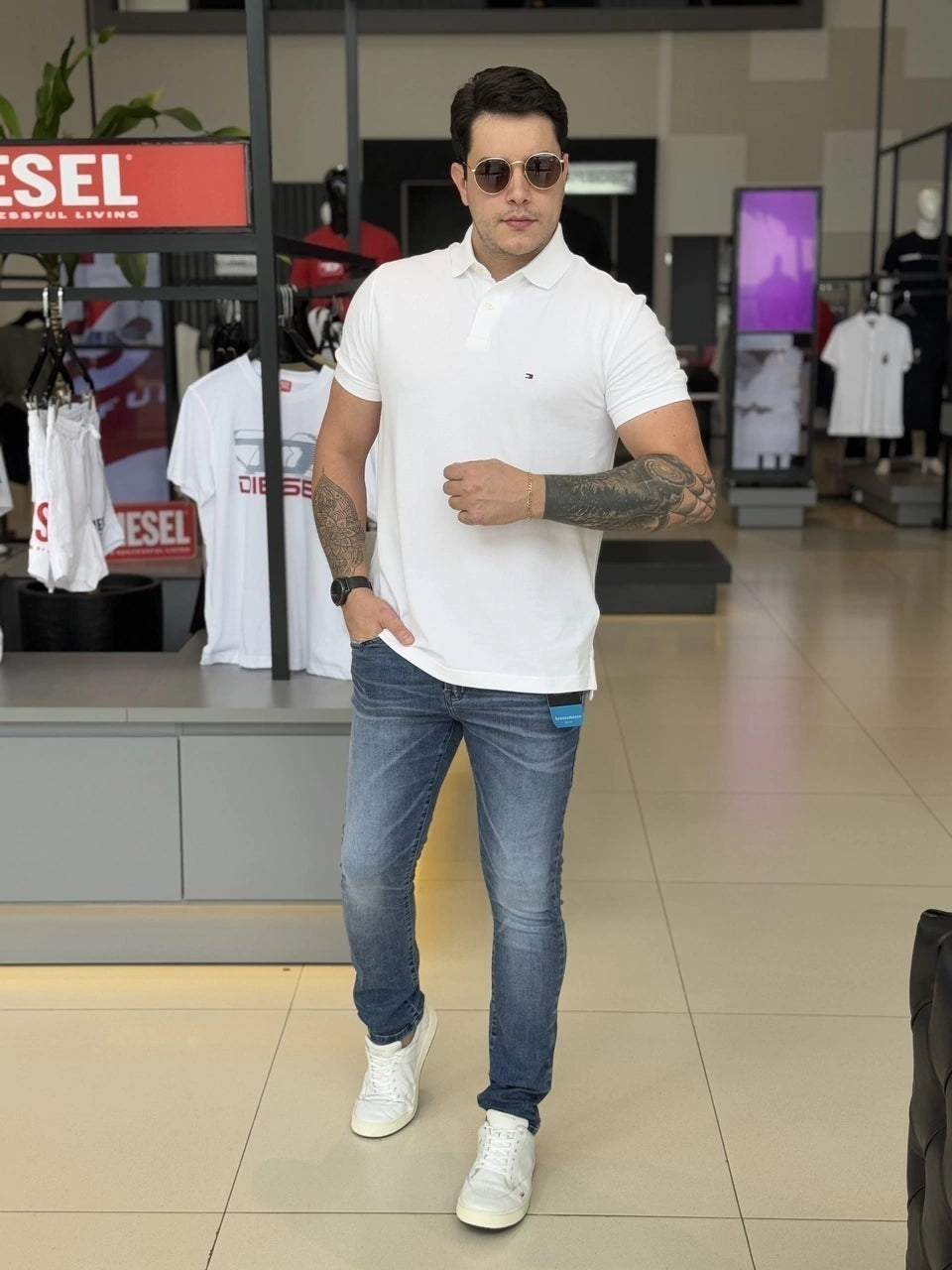 Polo Tommy Hilfiger Regular Fit Masculino