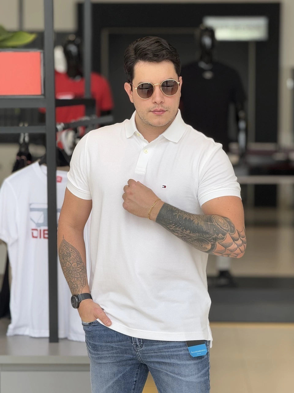 Polo Tommy Hilfiger Regular Fit Masculino
