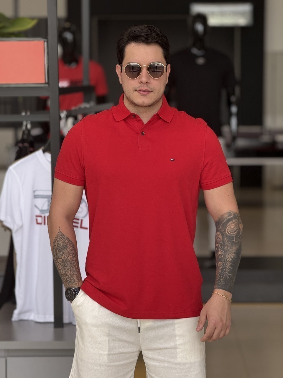 Polo Tommy Hilfiger Regular Fit 1985 Masculino