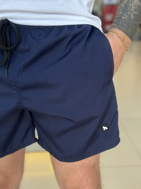 Short Acostamento Plus Size Elastano Masculino