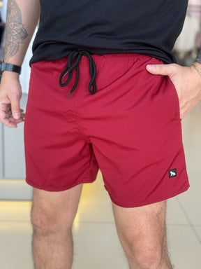 Short Acostamento Plus Size Elastano Masculino