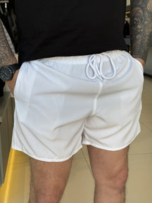Short Acostamento Plus Size Elastano Masculino