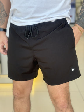 Short Acostamento Plus Size Elastano Masculino