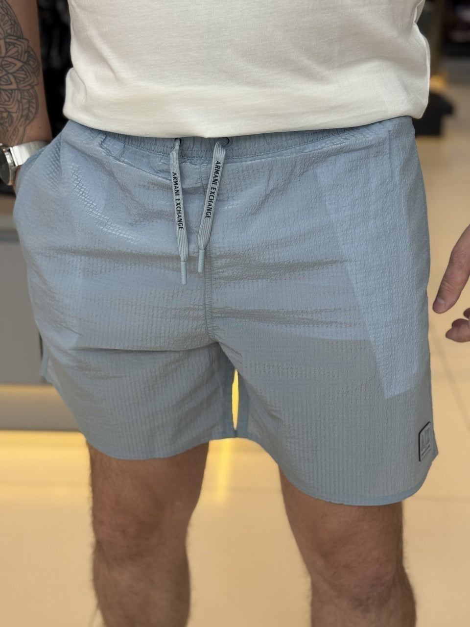 Short Armani Exchange com Logo Masculino