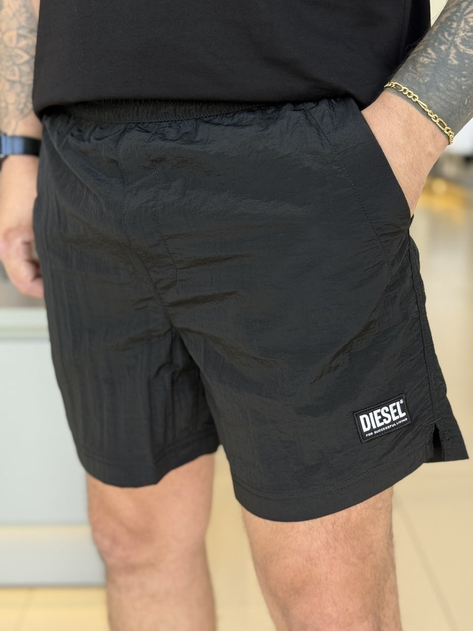 Short Diesel BMBX-Rio Parachute Calzoncini Masculino