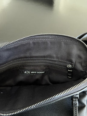 Bolsa Armani Exchange Dino Transversal Fina Masculino