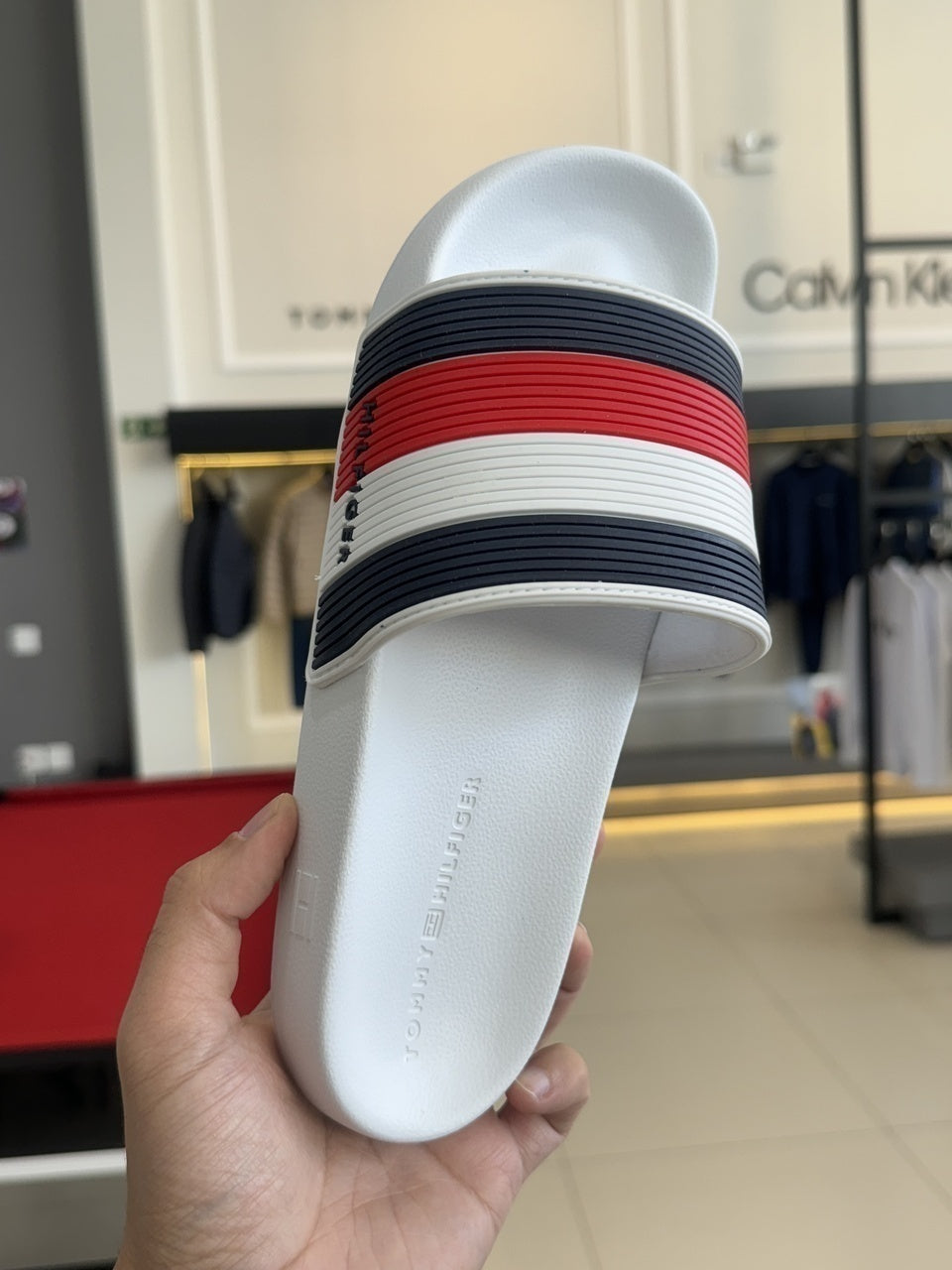 Slide Tommy Hilfiger Cores Logo Assinatura Masculino