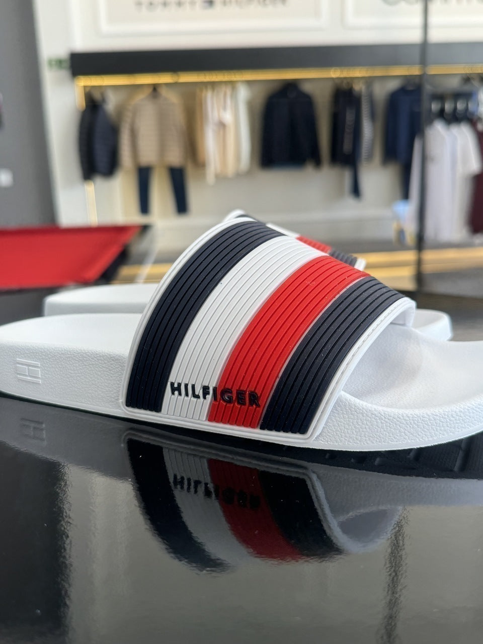 Slide Tommy Hilfiger Cores Logo Assinatura Masculino
