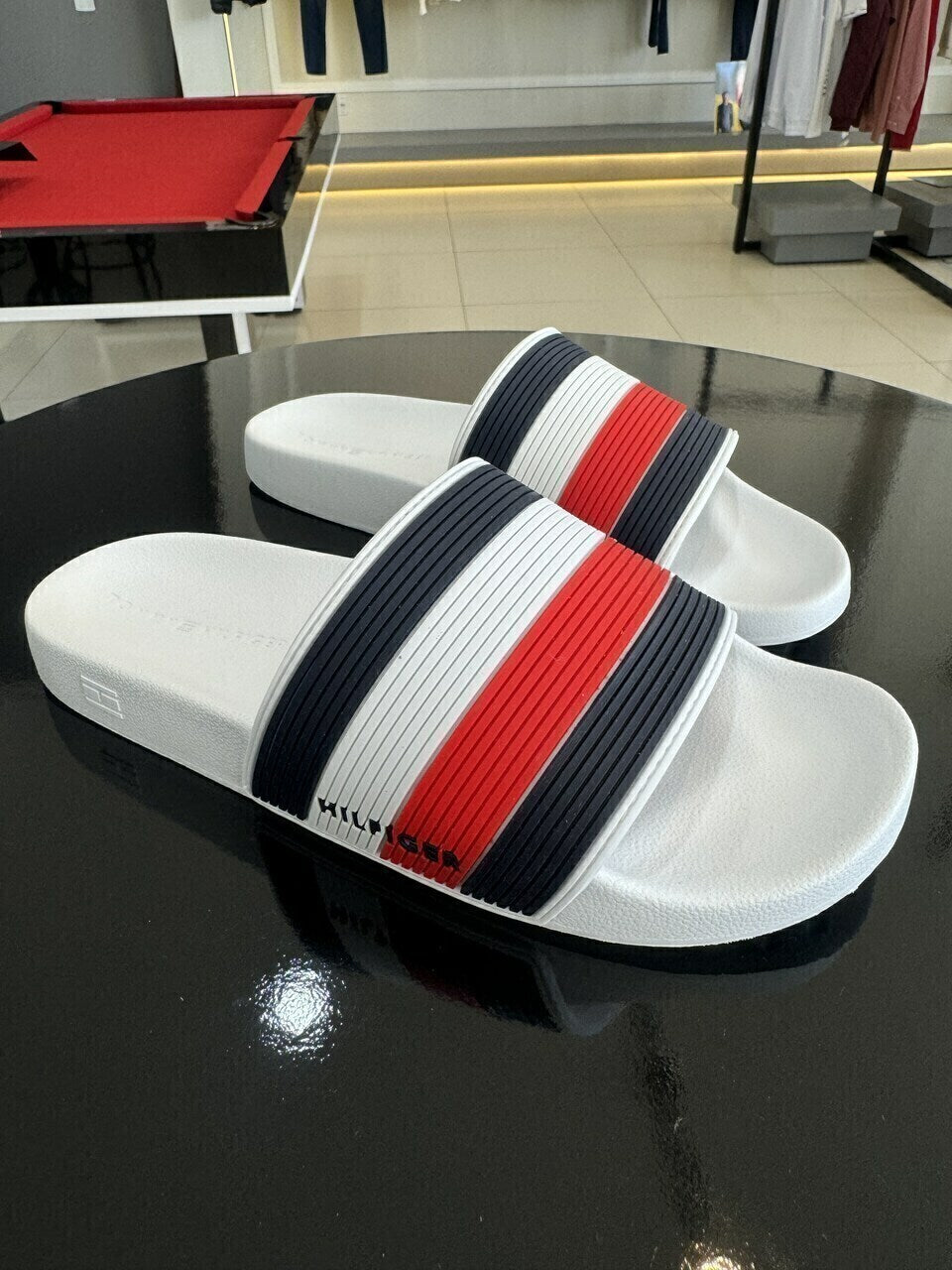 Slide Tommy Hilfiger Cores Logo Assinatura Masculino