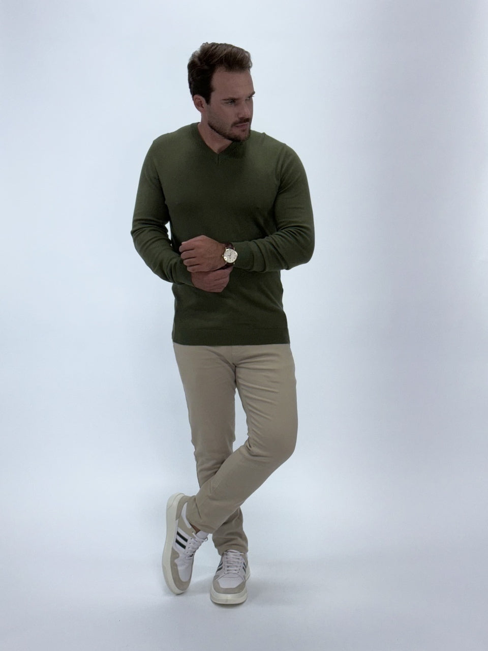 Sueter Impire Tricot Gola V Masculino