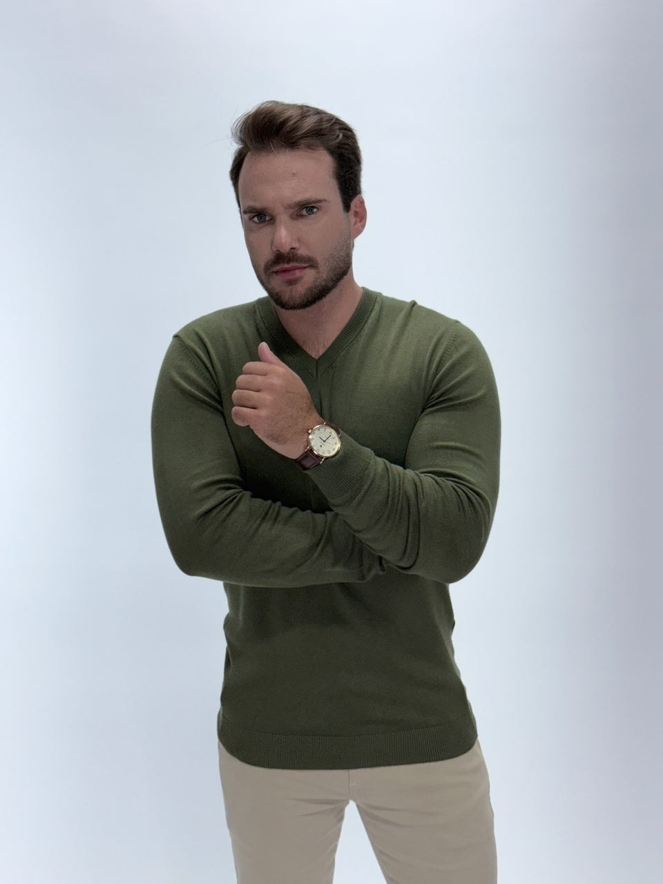 Sueter Impire Tricot Gola V Masculino
