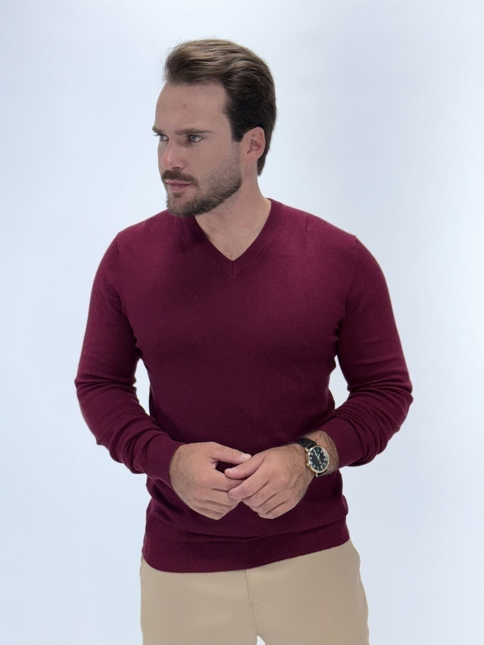 Sueter Impire Tricot Gola V Masculino