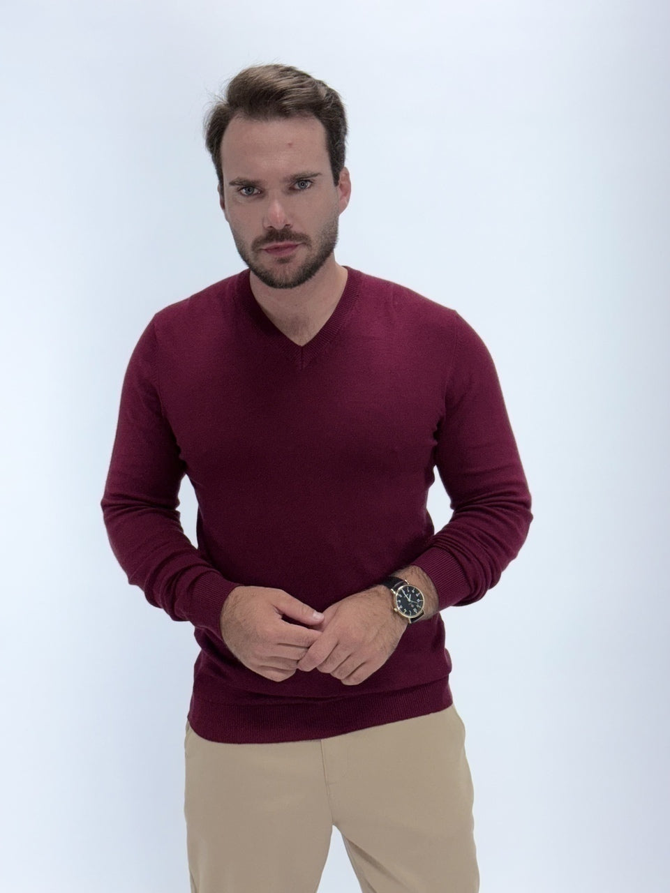Sueter Impire Tricot Gola V Masculino