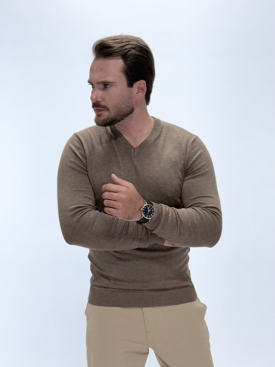Sueter Impire Tricot Gola V Masculino