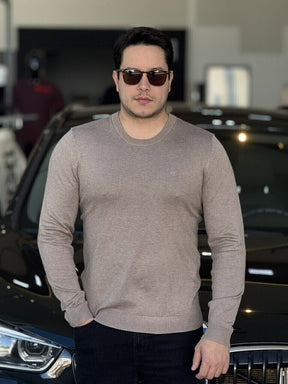 Sueter Calvin Klein Tricot Liso Masculino
