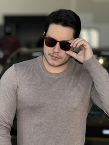 Sueter Calvin Klein Tricot Liso Masculino