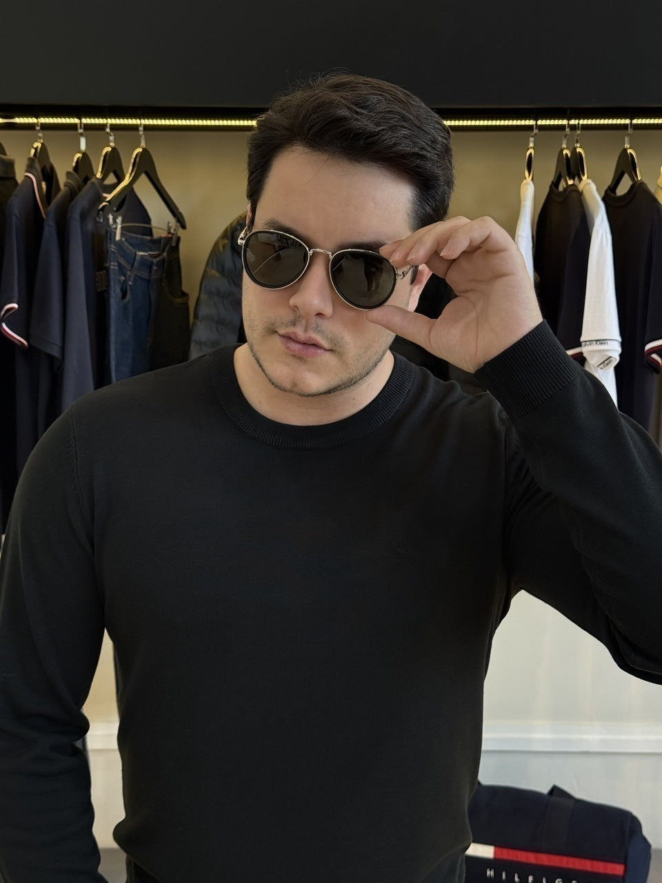 Sueter Calvin Klein Tricot Liso Masculino