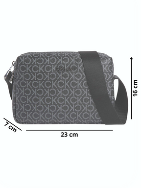 Bolsa Shoulder Bag Calvin Klein Monograma Masculino